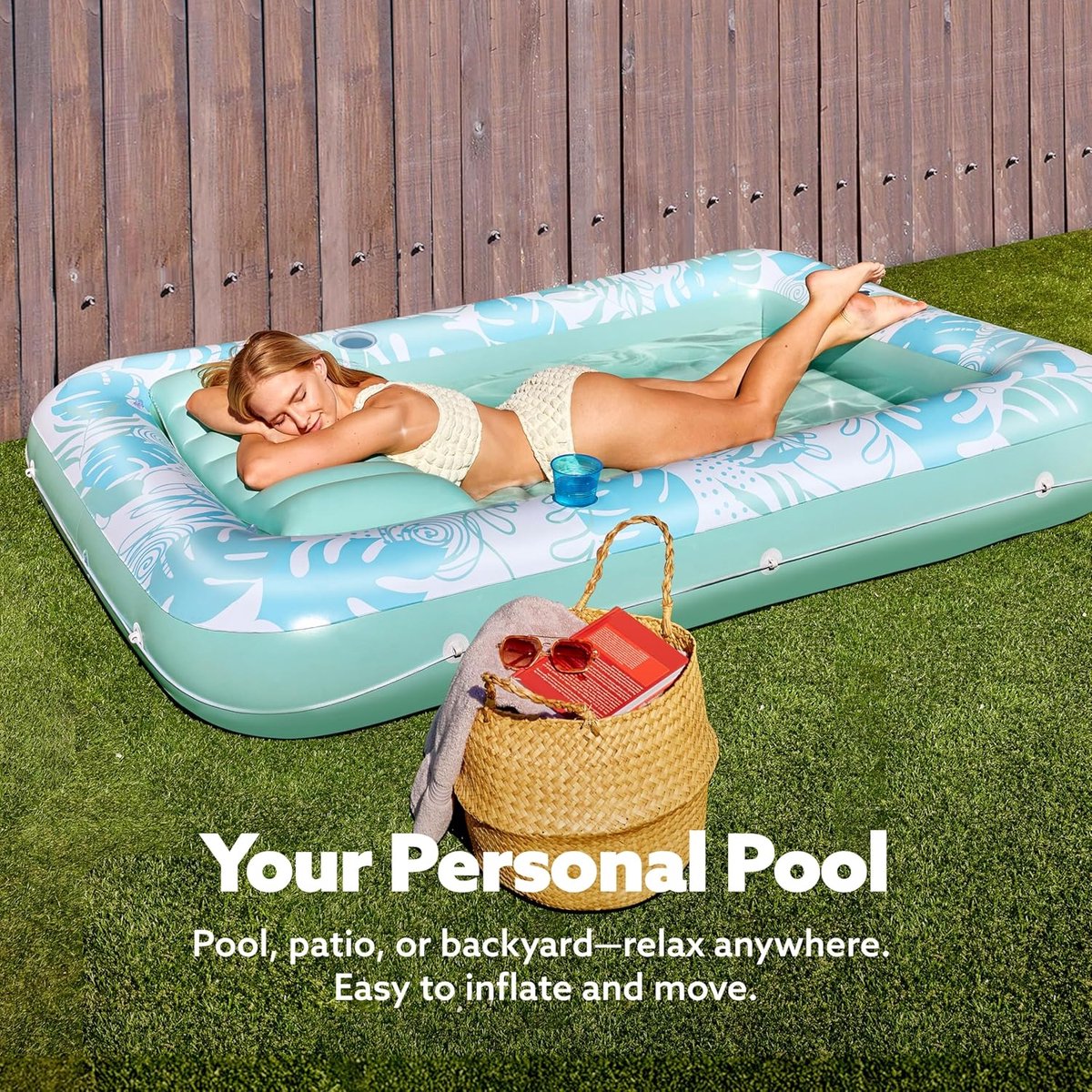 Tanning Pool - Luxe Opblaasbaar Zonnebed (Blauw)