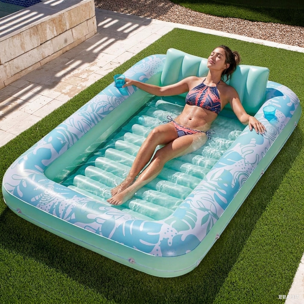 Tanning Pool - Luxe Opblaasbaar Zonnebed (Blauw)
